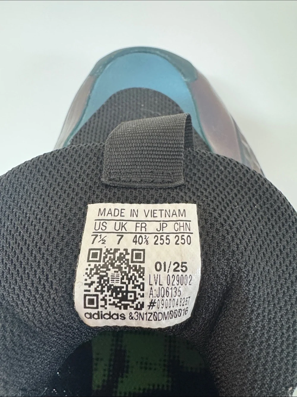 Adidas Men's Athletic Volleyball Sneakers in Black and Teal